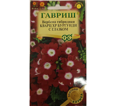 Вербена Кварц XP Бургунди с глазком, 4 шт., Гавриш